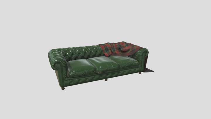 Sofá modelo 3D Model