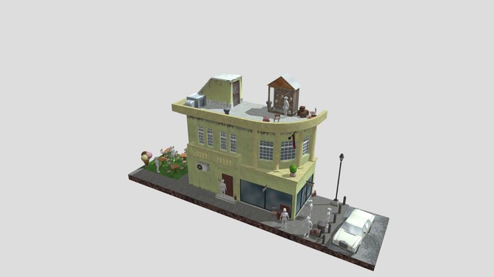 DAE Rowhomes - Cartagena 3D Model