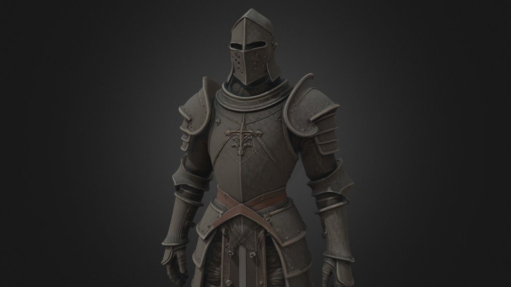Gothic Dark Knight Armor Simple