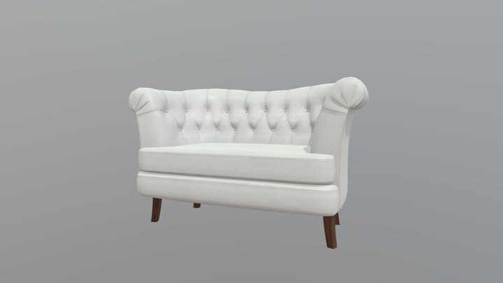 sofaWhite 3D Model