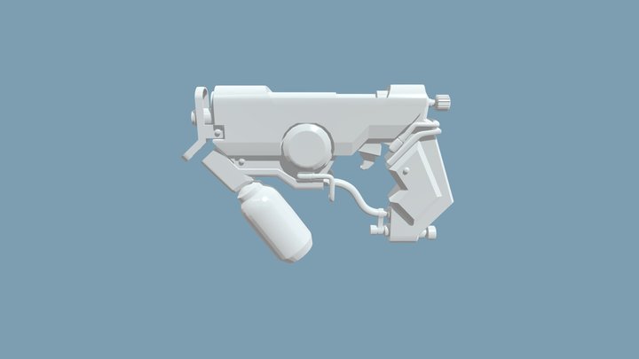 Tracemaker Pulse Pistol 3D Model