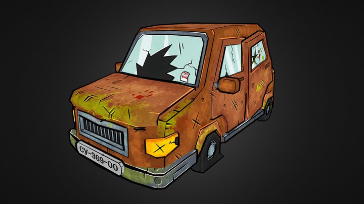 Apocalypse Car 3D Model
