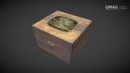 Caja madera binoculares