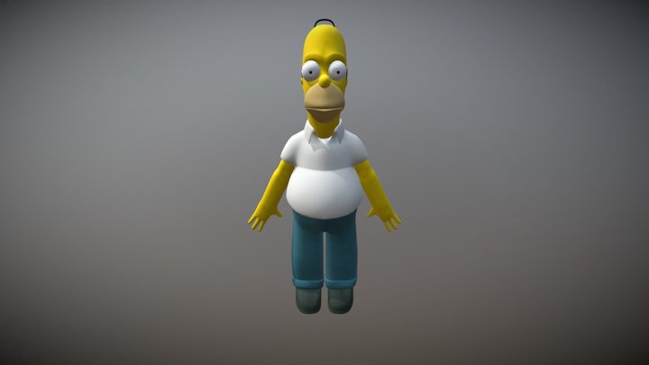 Homer Simpson 3D Model