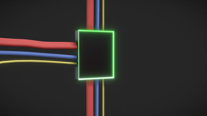 Wires Left Side 3D Model