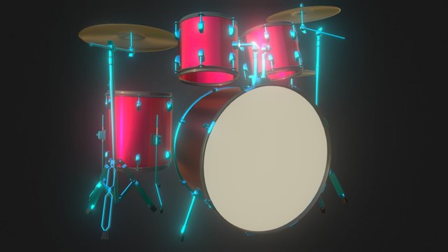Drum 3D Model