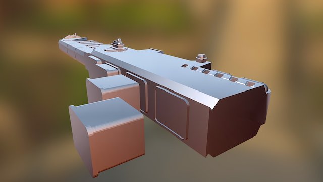 Freighter Modules 3D Model