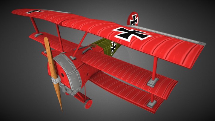 Gabriels Arno Game Art Plane 3D Model