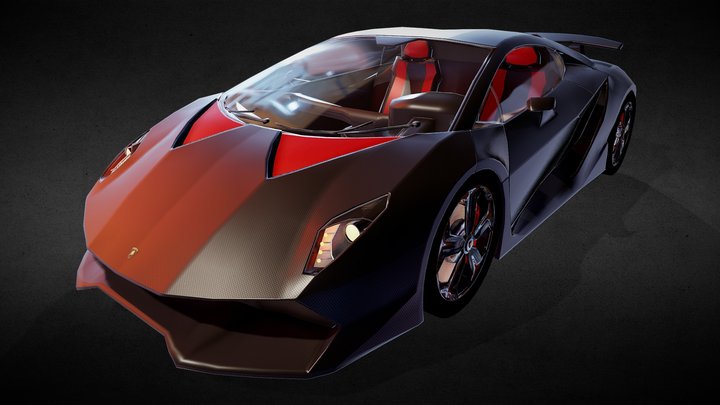 Lamborghini Sesto Elemento 3D Model