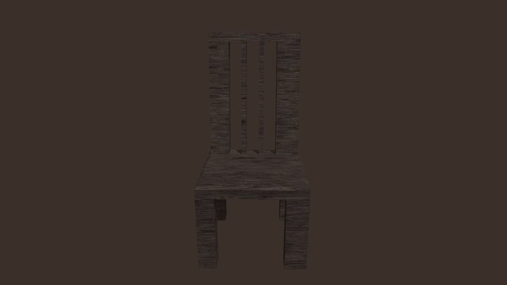 Chair model for my detective room scene 3D Model