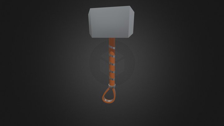 THOR HAMMER FORTNITE SEASON 4 WMZ 3D Model