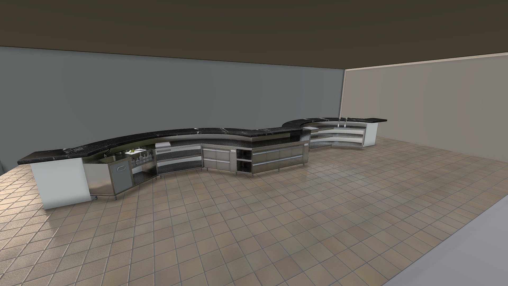 BAR LOBBY - 3D model by datos.torrens [6823862] - Sketchfab