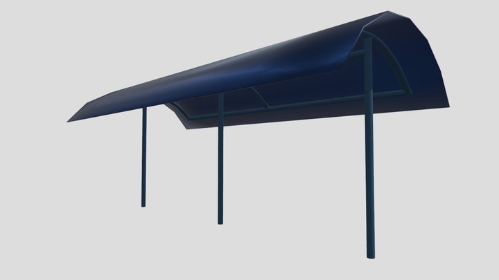 Bus Station 3D Model