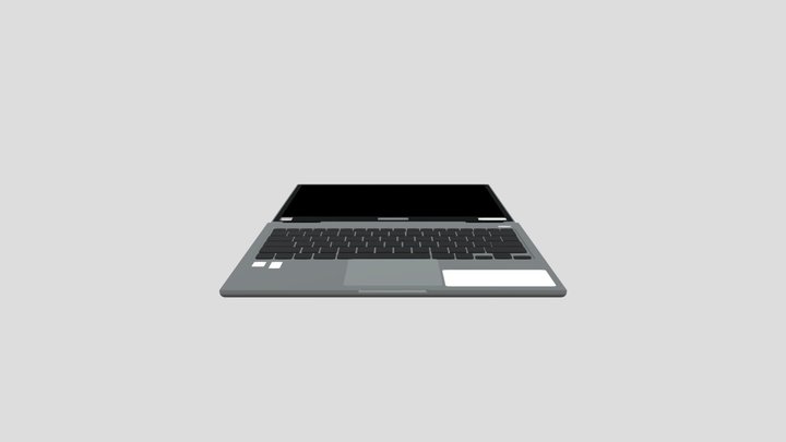 Laptop F 3D Model