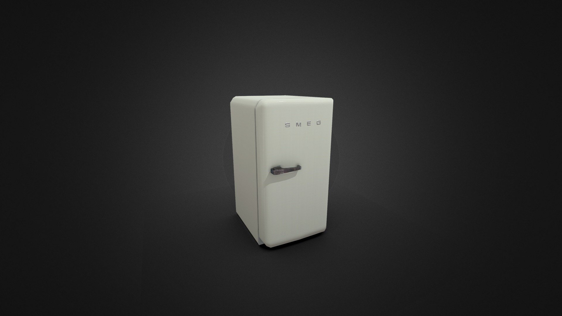 smeg mini refrigerator 3D model