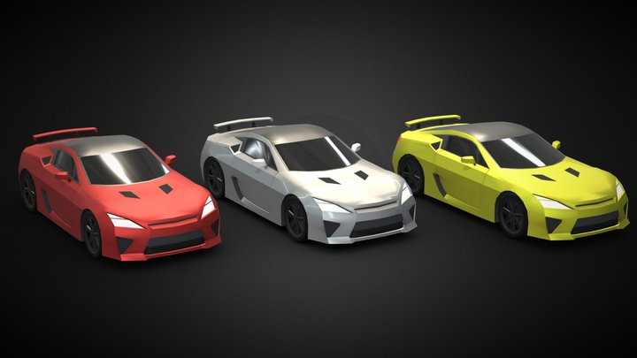 Cars For ROBLOX Game - A 3D model collection by Galaxywounds - Sketchfab