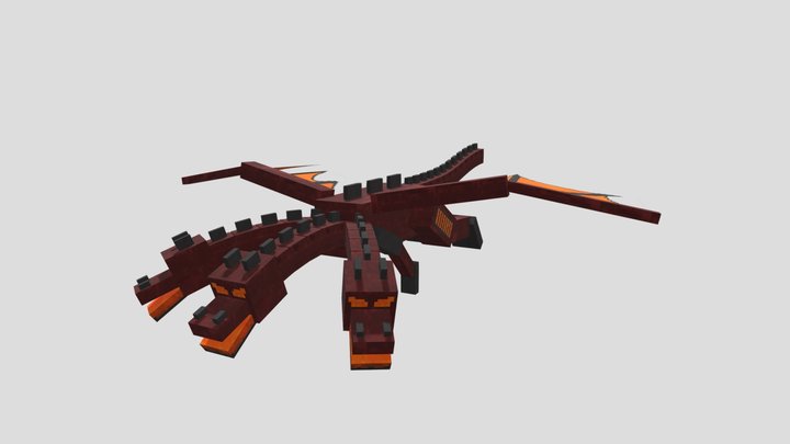 Hell Dragon 3D Model