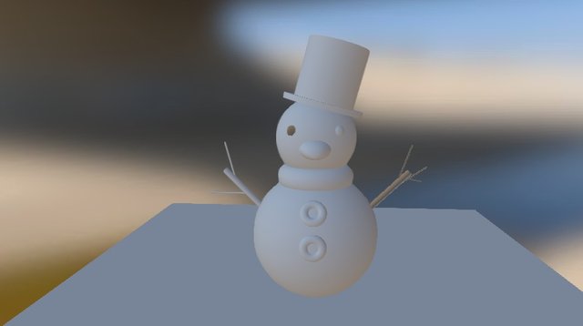 Muñeco de nieve 0.1 3D Model