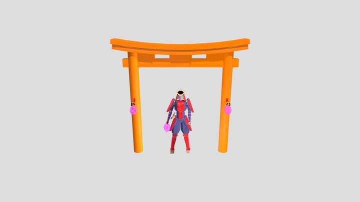 Samurai Model 3D Model