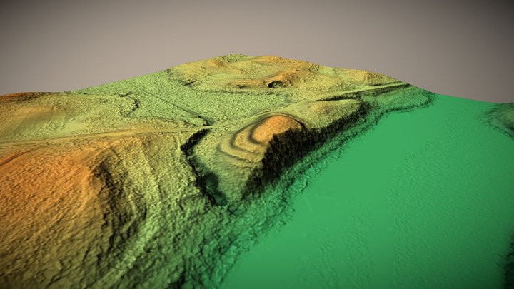 Kiemionių piliakalnis (Lithuania) – Gratis 3D-model STL