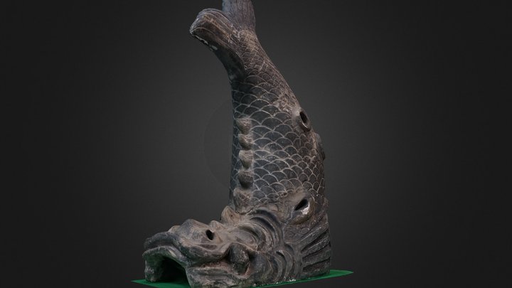 米子城 鯱 3D Model