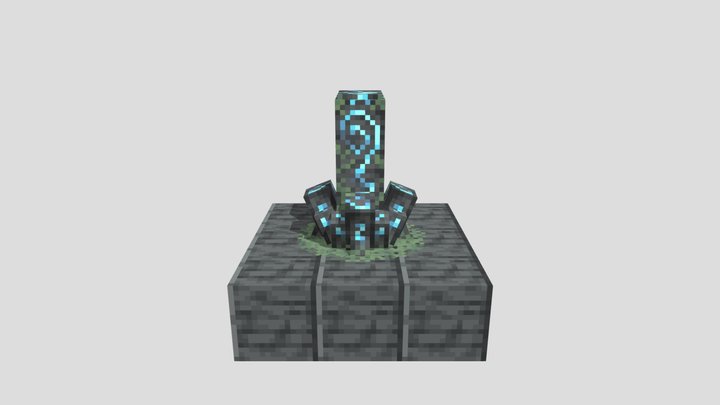 Rhunstone model in minecraft 3D Model