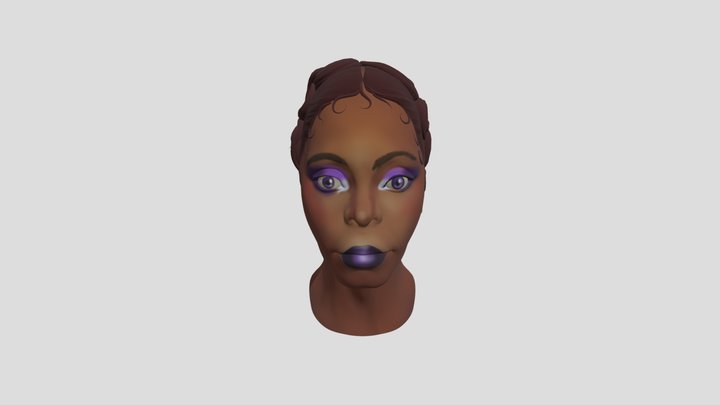 Theresa Fractale Face 3D Model