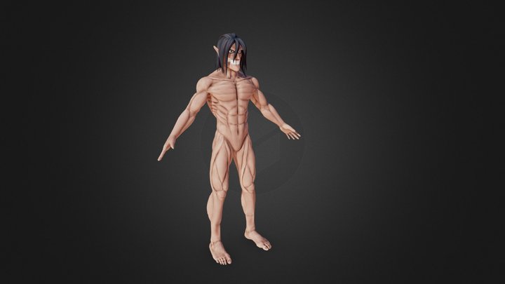 Titan Eren Jaeger 3D Model