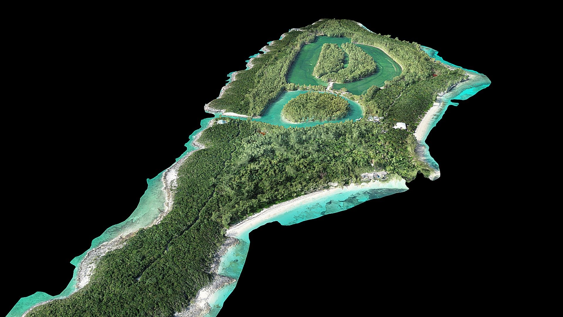 Rose Island Bahamas Project 3D Model 2020