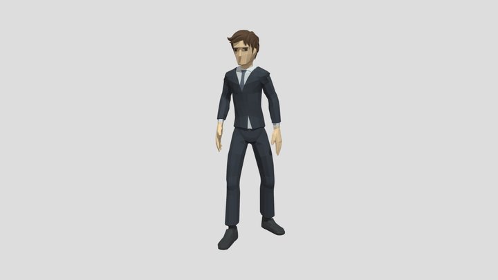 Business Man 3D Model