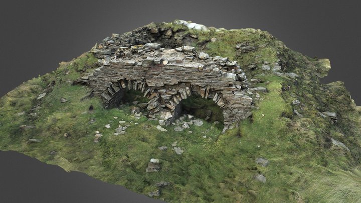 Flue Junction, Lintzgarth Mill, Rookhope 3D Model