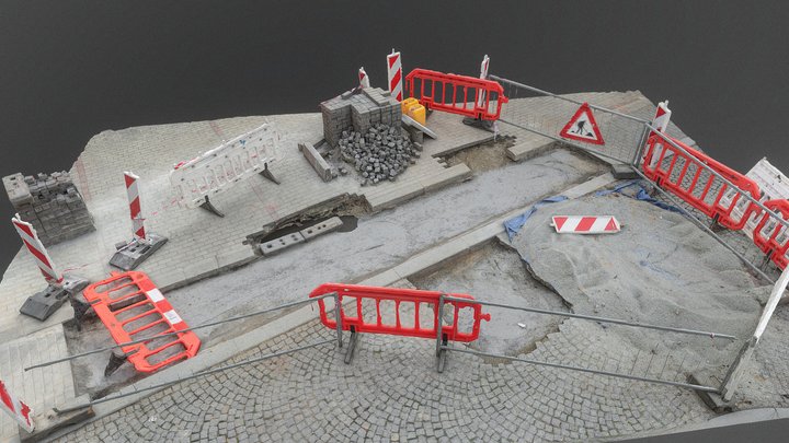Pipeline construction site