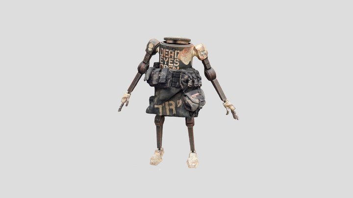3A Deo Robot 3D Model