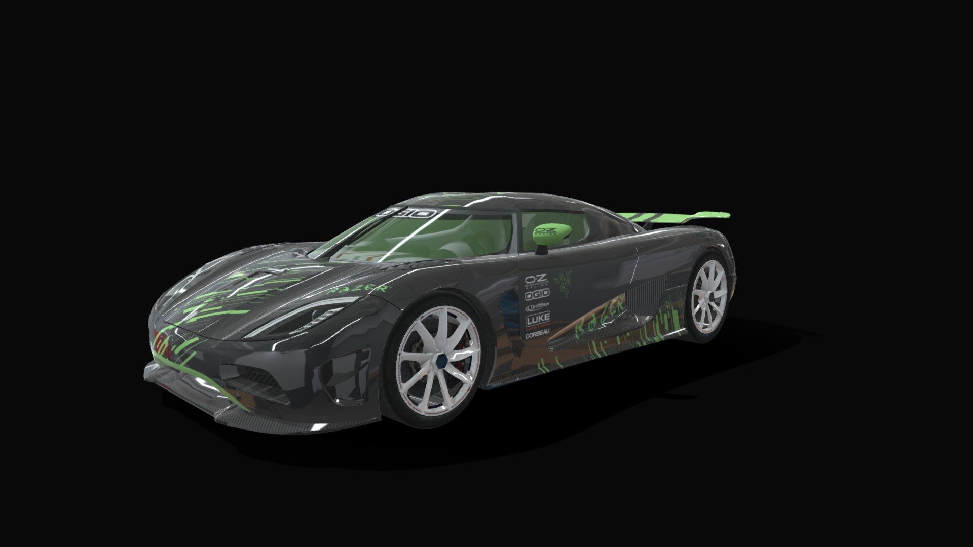 Koenigsegg Agera R (Razer Motorsport) - Download Free 3D model by ...