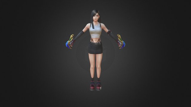 Tifa Lockhart (FF:VII) (HD) 3D Model