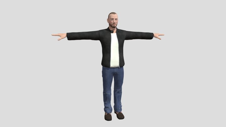 Daren - LOD Man character 3D Model