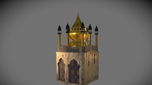 Tower Palace N°2 3D Model