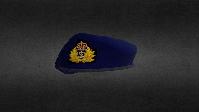 RNZN Beret – Free 3D Model STL