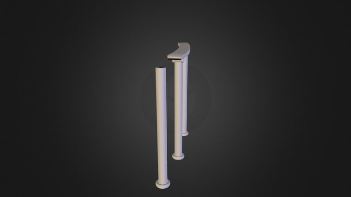 ISU Columns 3D Model