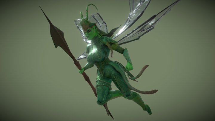 Ne'Tus. Character from "Kavian. Alpha" 3D Model