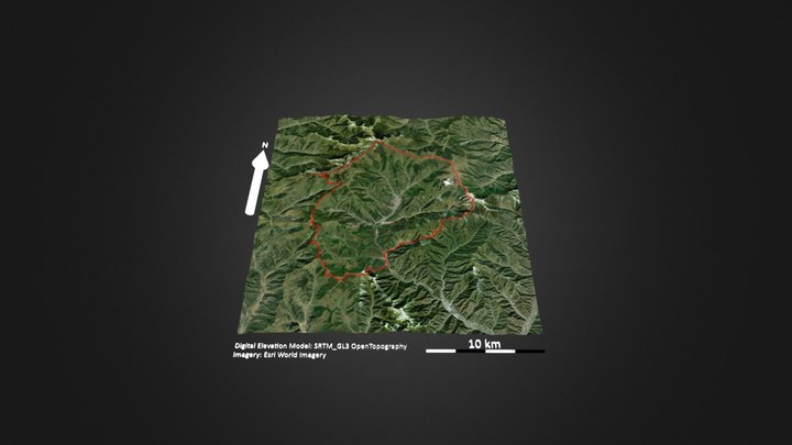 五台山大朝台 – Kostenloses 3D-Modell STL