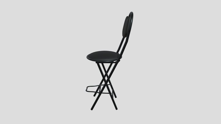 Cushion Folding Chair - 3D Model by dcbittorf