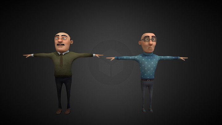 Aart & Johan 3D Model
