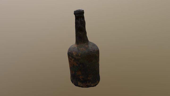 Almshouse_Glass Bottle 3D Model