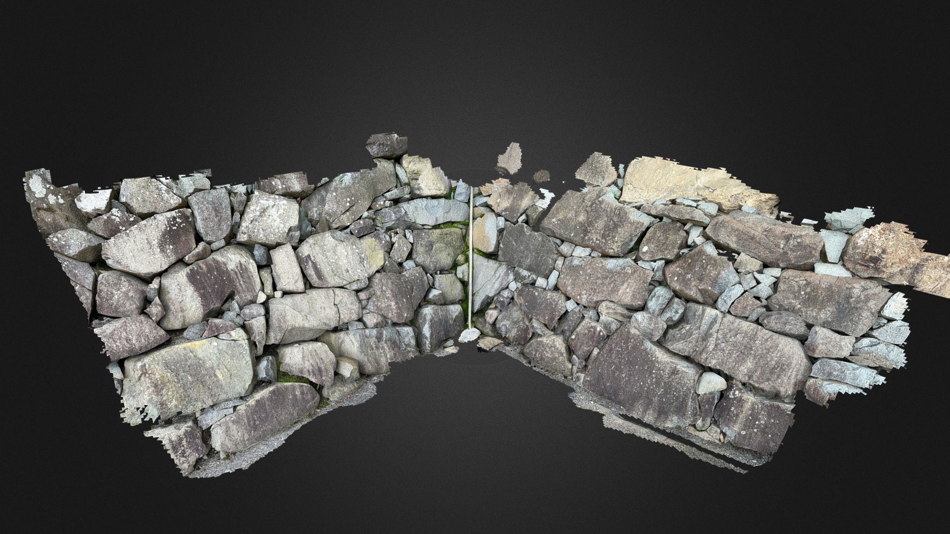 Stone wall of Matsumoto Castle
