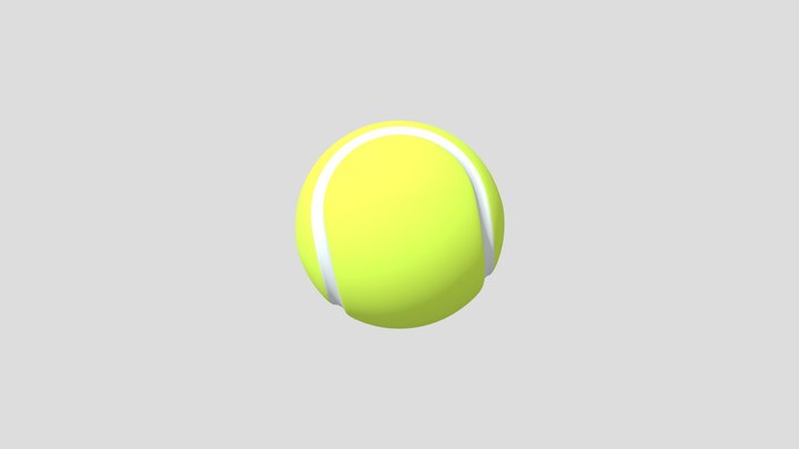 Tennis Ball 3D Model