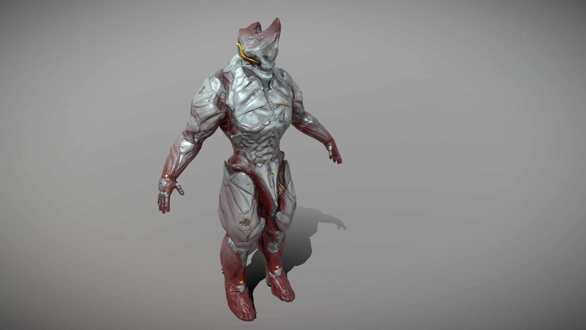 Warframe Tennogen Rhino Selachimorph Skin - 3D model by cardiosaurus ...