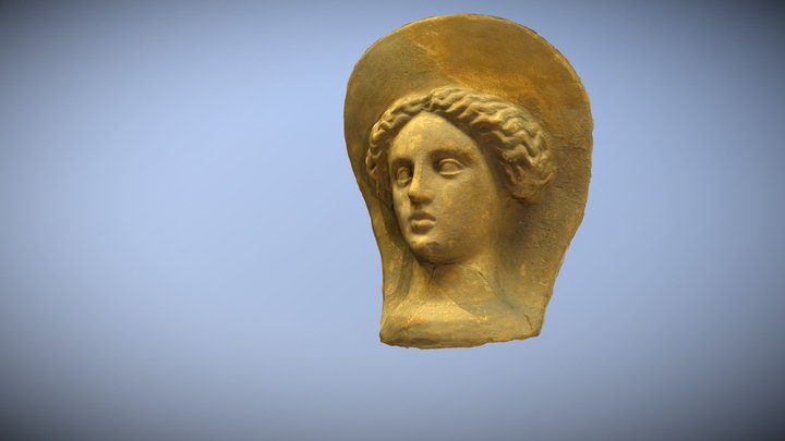 Etruscan Temple Roof Tile 3D Model