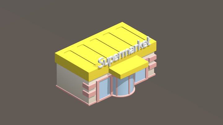 Supermarket 3D Model