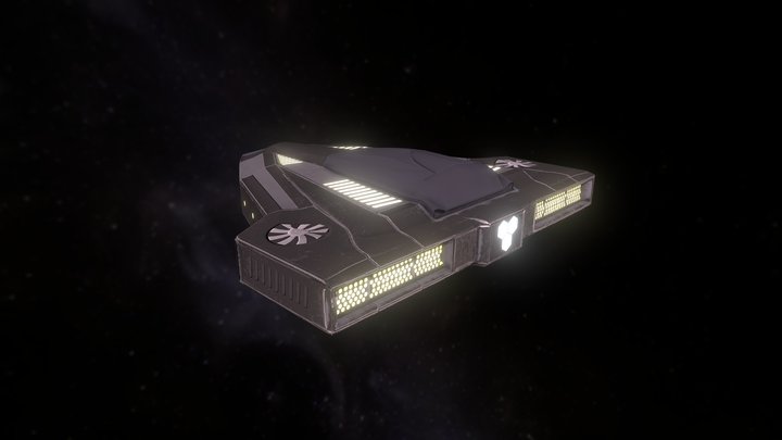 Starship 3D Model